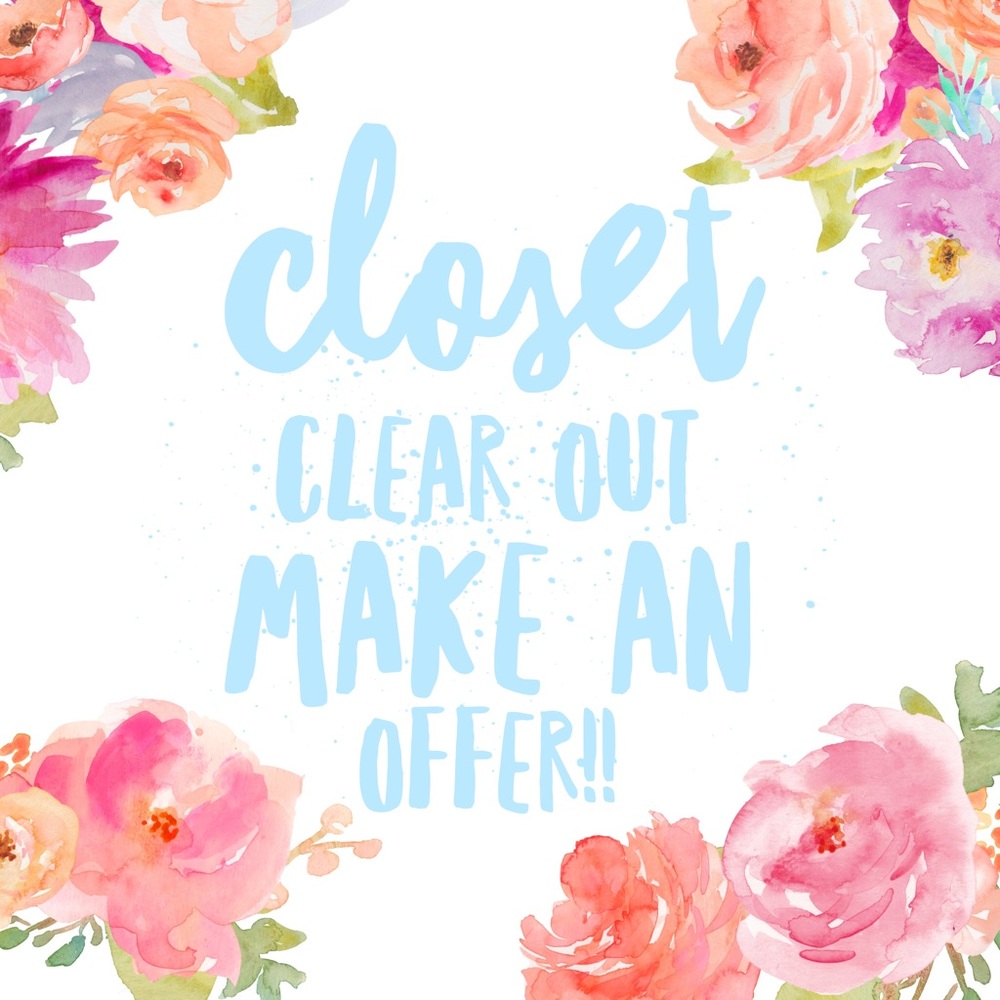 Closet clear out!