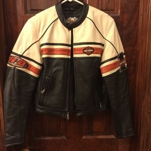 Ladies Harley Davidson leather coat