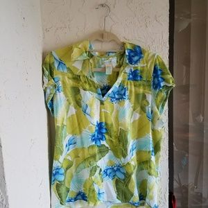 Caribbean Joe Hawaiian Top
