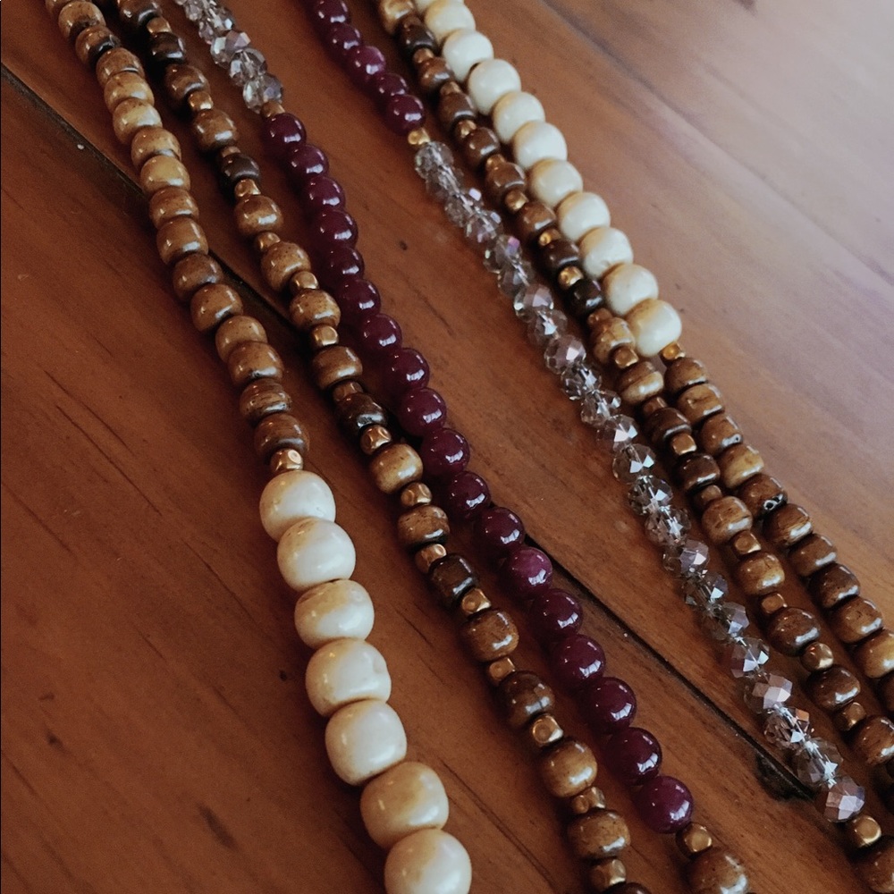 Multi strand necklace