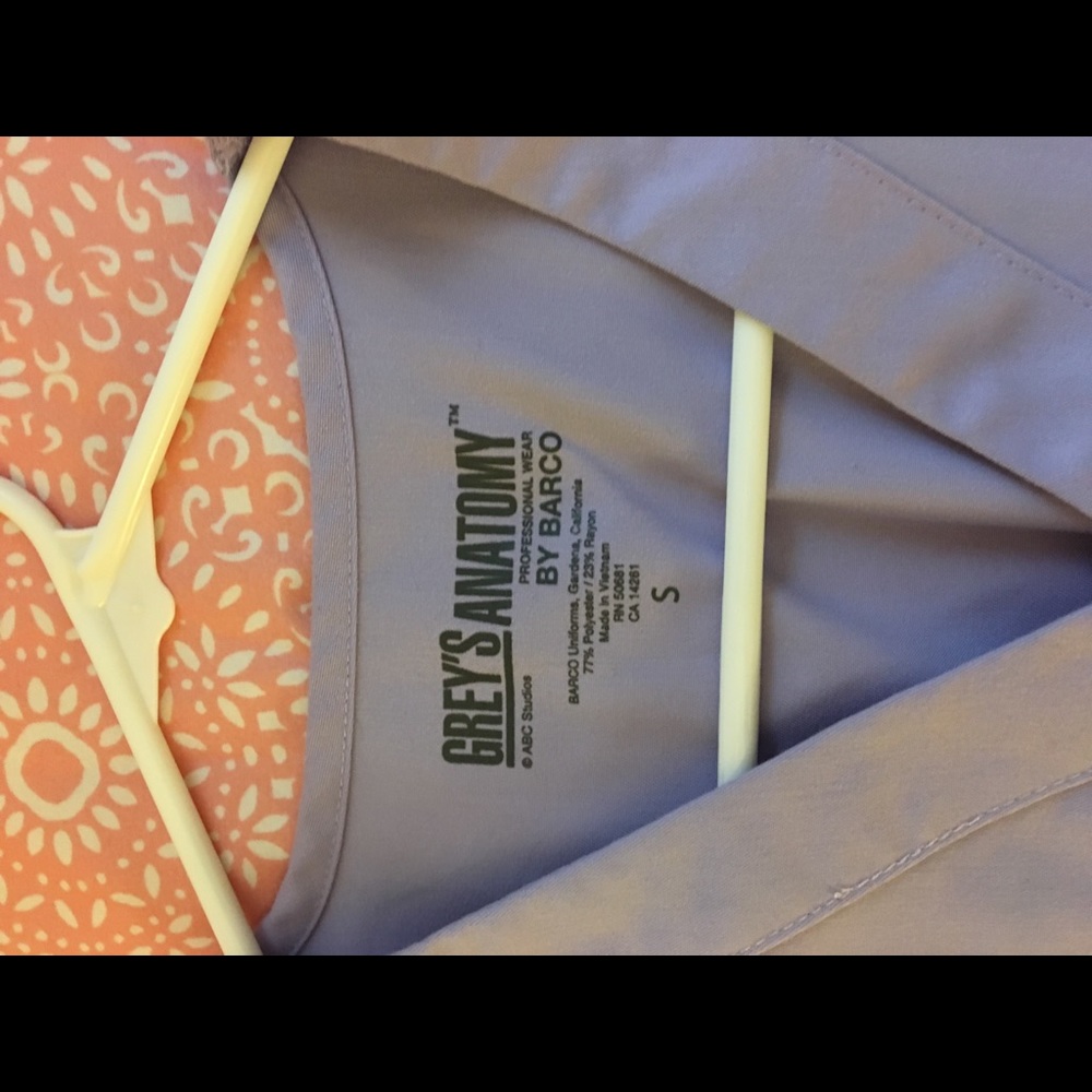 Lilac Greys Anatomy scrub top