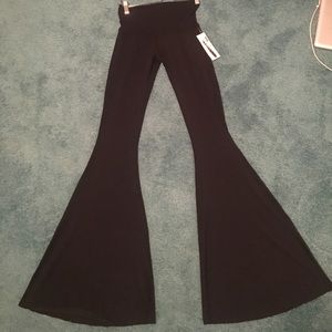 teeki black bell bottoms