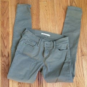 *TAN* Super Skinny Levi Strauss khakis size 25