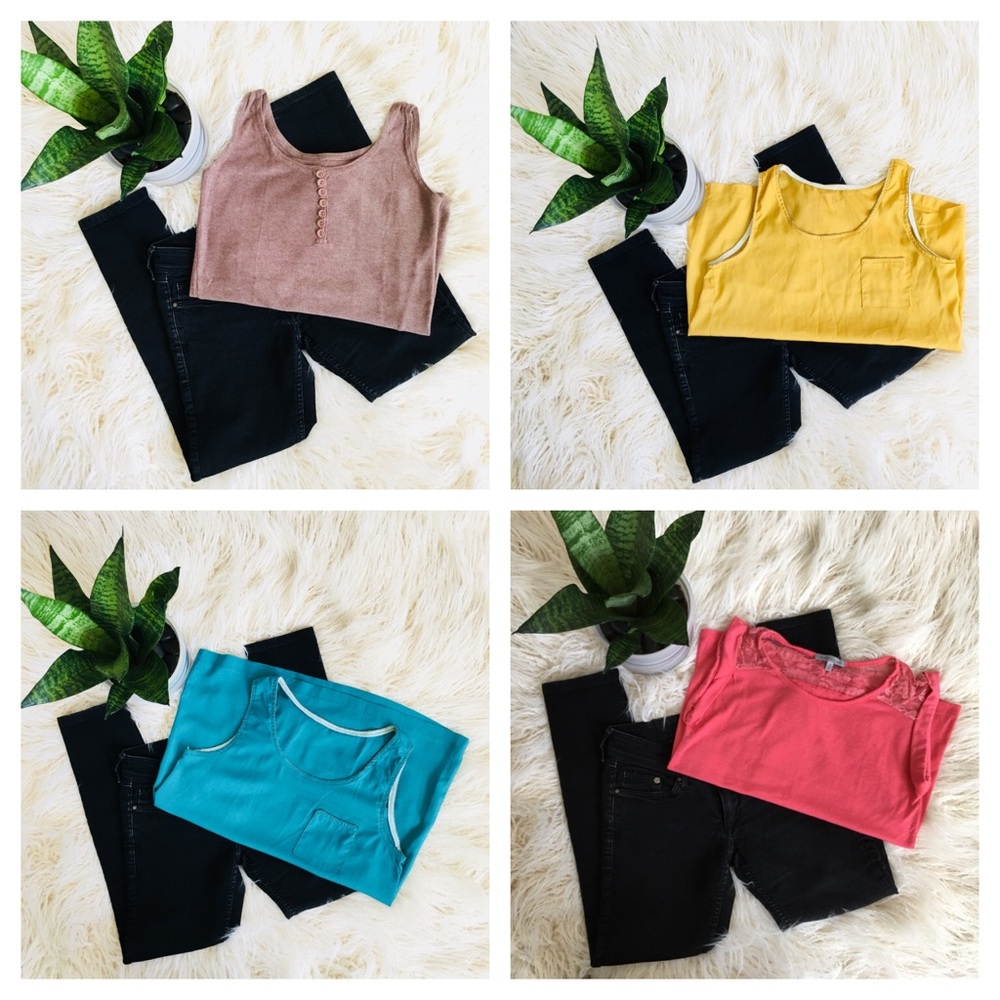 💕SALE💕Bundle of four sleeveless tops