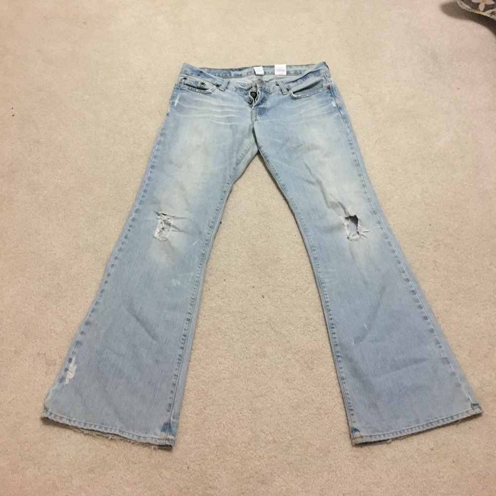 Lucky super low rise, bell bottom jeans