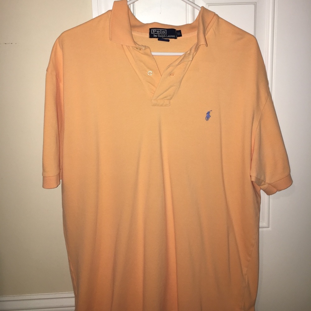 XL peach colored Polo Ralph Lauren shirt