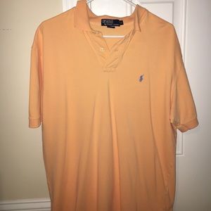 XL peach colored Polo Ralph Lauren shirt