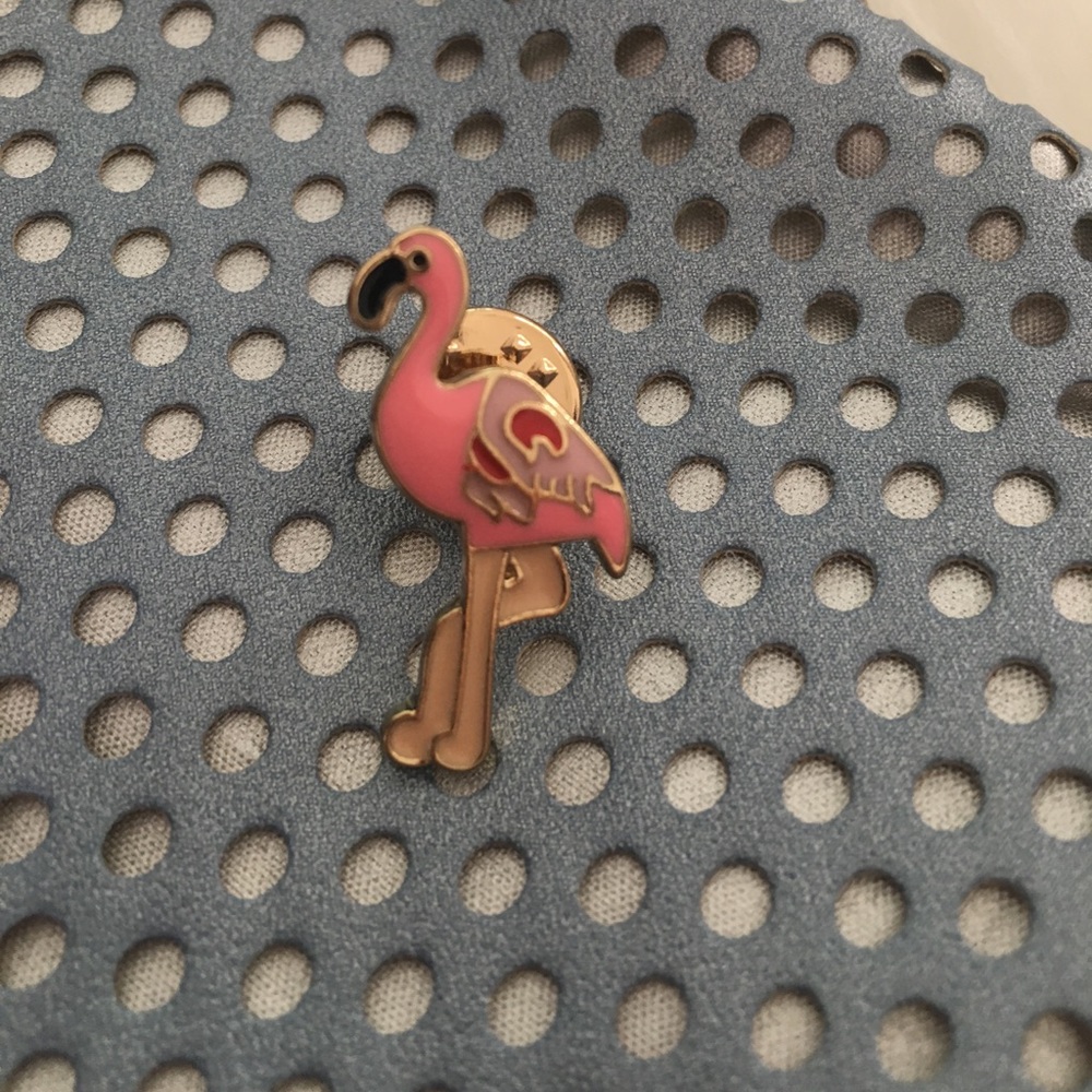 Flamingo Enamel Pin