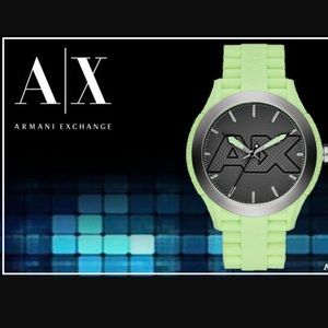 Armani Exchange men's watch Glow in the dark NWT