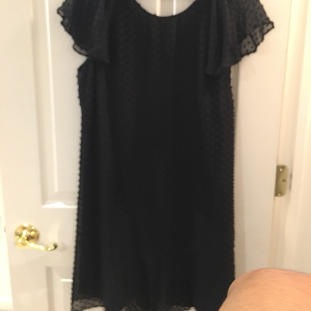 Jcrew Black Swiss dot dress - Picture 7 of 8