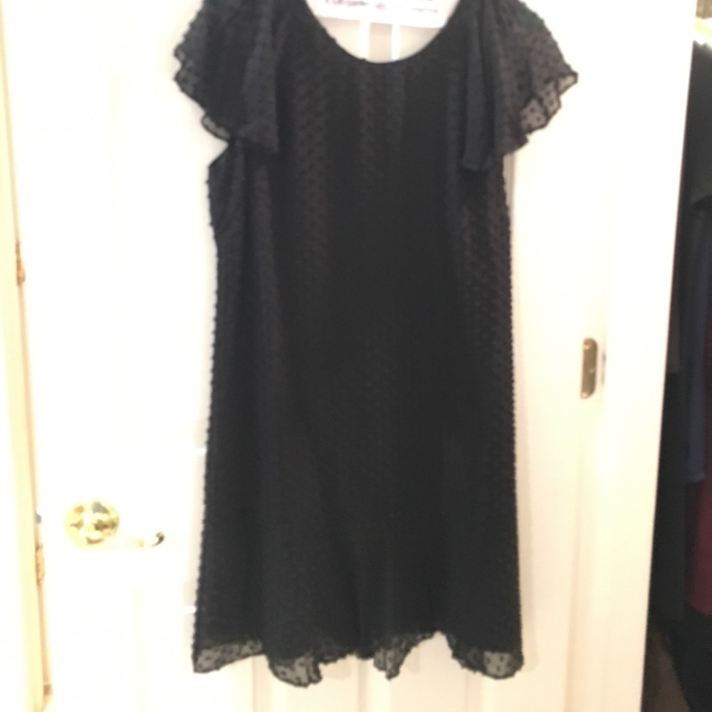 Jcrew Black Swiss dot dress - Picture 6 of 8
