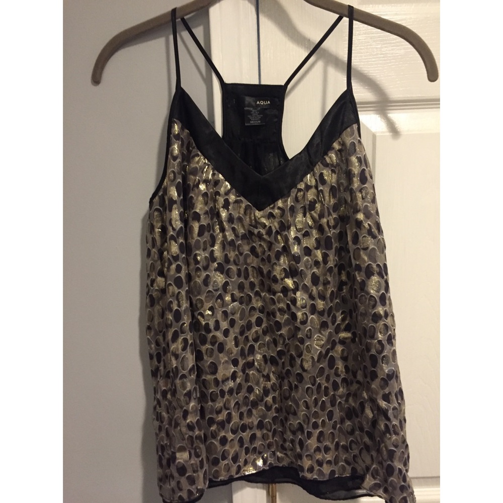 AQUA brand metallic tank size M!!