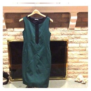 Hunter green Tahari dress