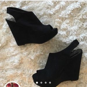 CARLOS by Carlos Santana Suede Wedges