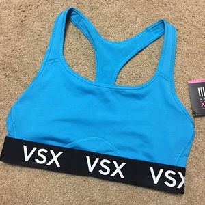 New with tags Victoria Secret Blue Sports bra!