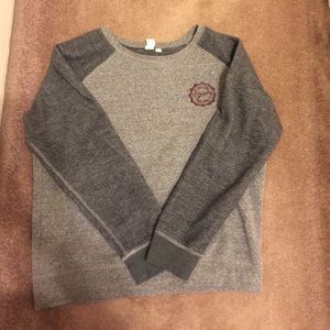 Light & Dark Gray Vans Crew Neck Hoodie