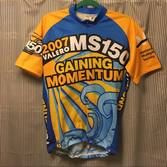 Cycling shirt with back pockets - Picture 4 of 5