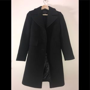 Banana Republic polyester black coat