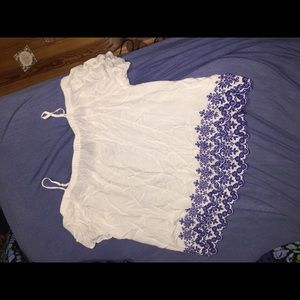 Old Navy cold shoulder shirt.