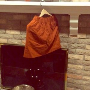 Perfect short skirt for fall.