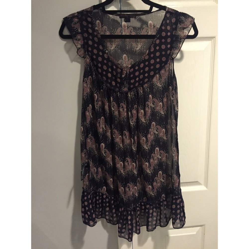 Forever 21 paisley baby doll top