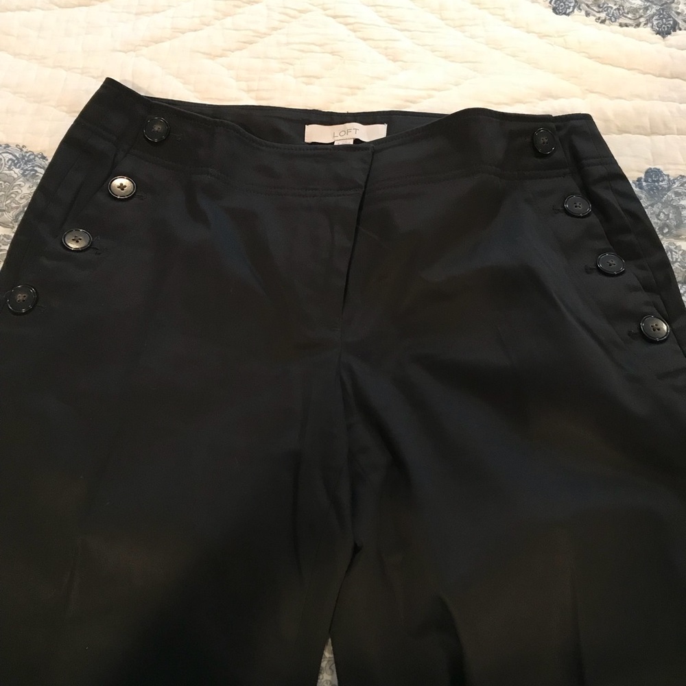 ** 4 for $30** LOFT black trousers