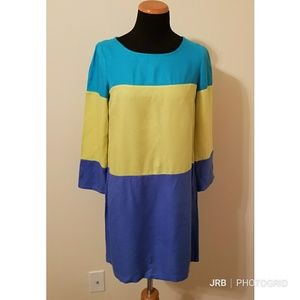 Maeve color block dress