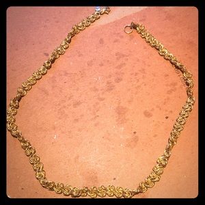 Gold chain necklace