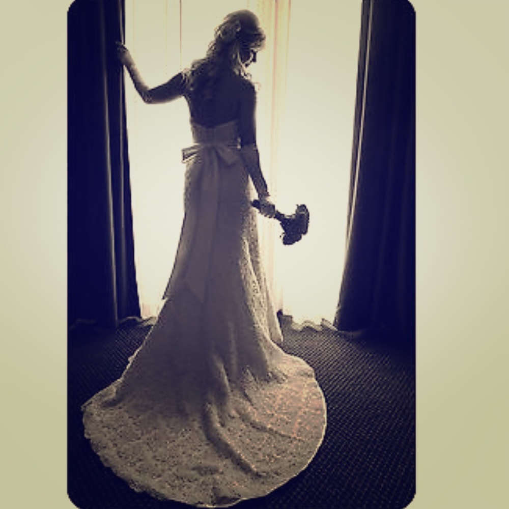 Wedding dress, off white