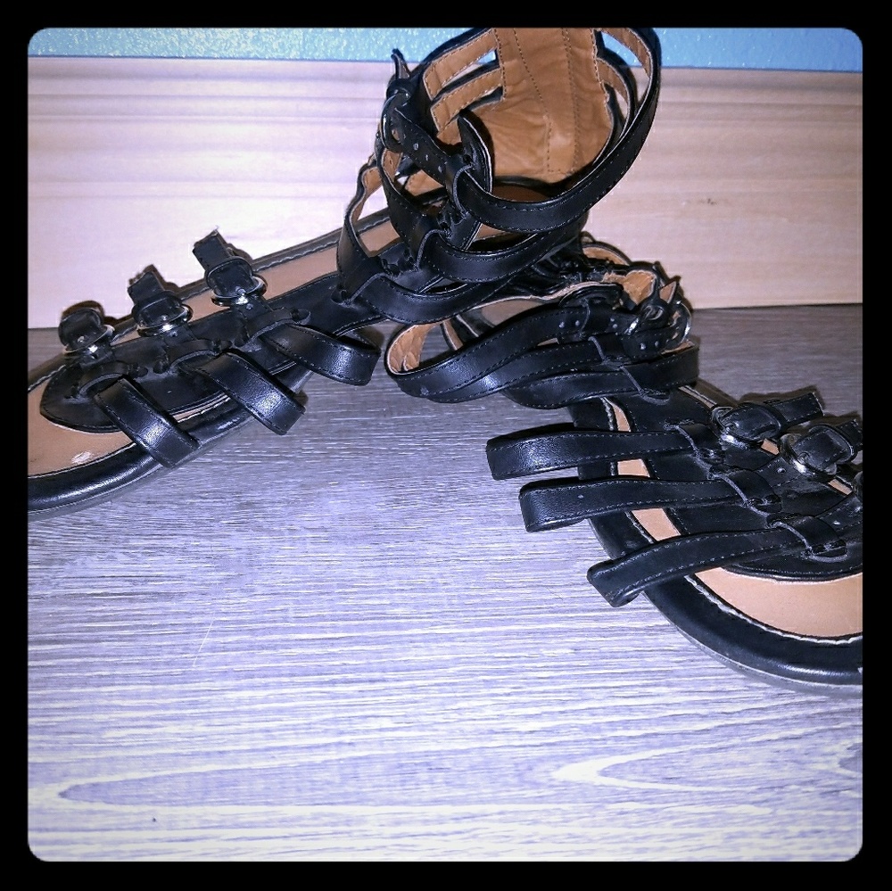 Black sandals