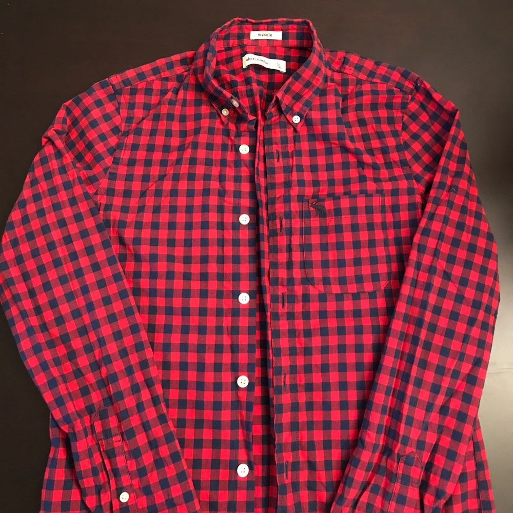 Abercrombie & Fitch Boy's button down shirt XL