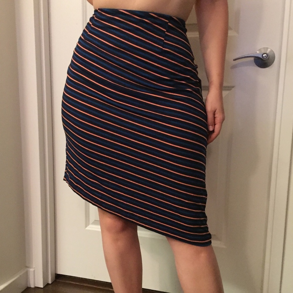 Striped skirt