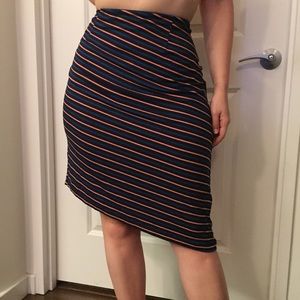 Striped skirt