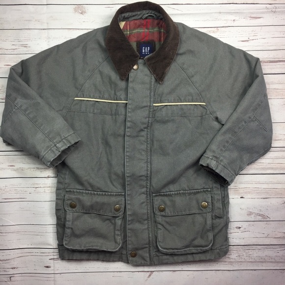 GAP Other - 5/6 Boys Gap Olive Green Fall Coat Gently Used