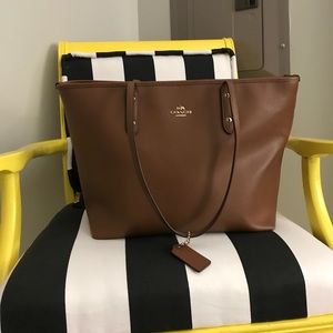 Coach Zip Top Tote