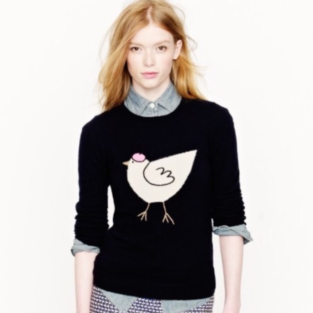 J.Crew French hen sweater