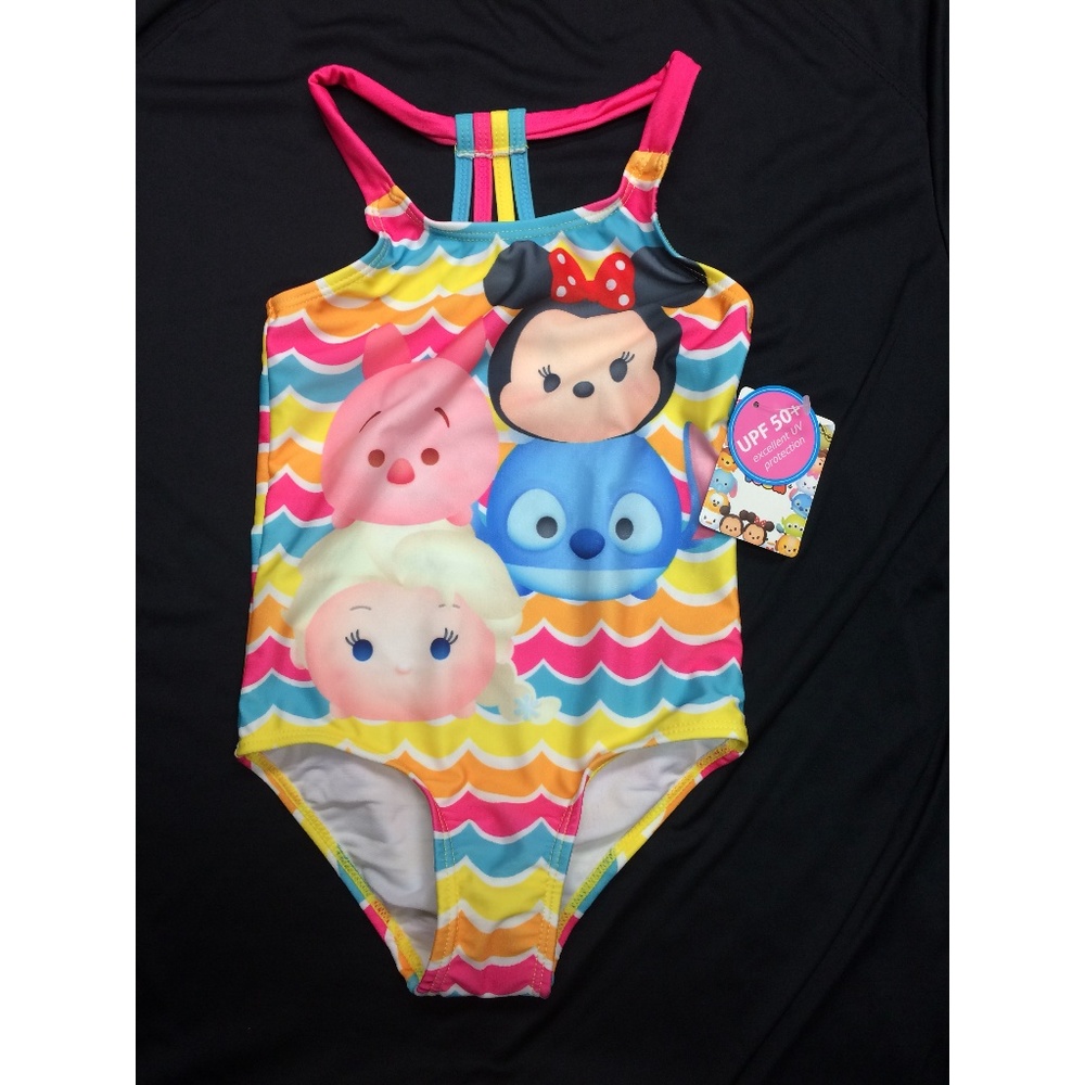 Tsum Tsum Girls Child Swimwear Swimsuit Size 4 NWT