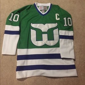 CCM Vintage Hockey Brand Whalers Jersey/Sweater
