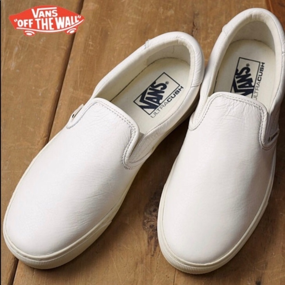 Vans White leather