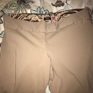 Cream Wide Legged Pants