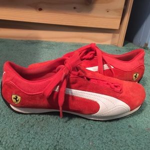 Puma Ferrari Red Sneakers