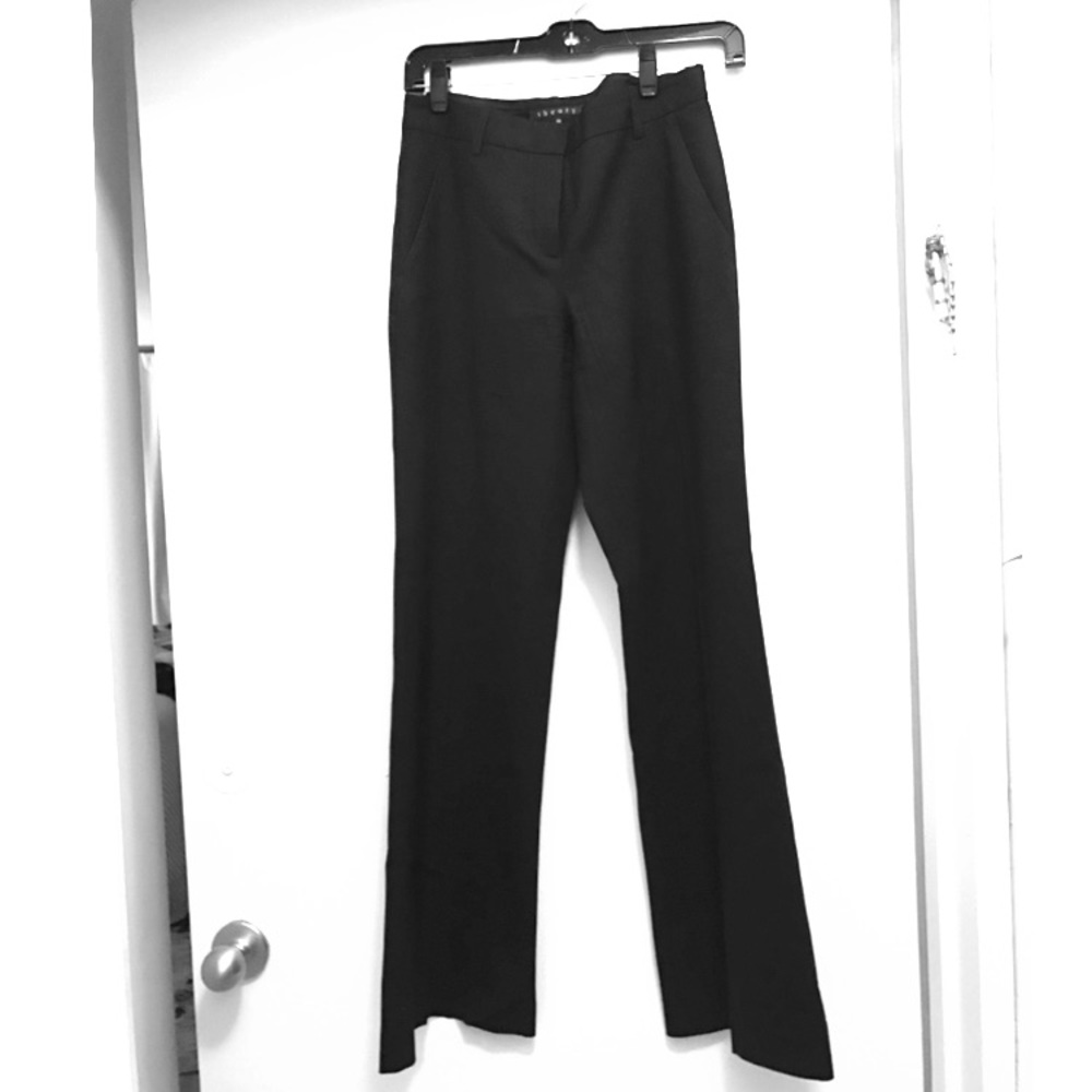 Black theory 00 wool pants