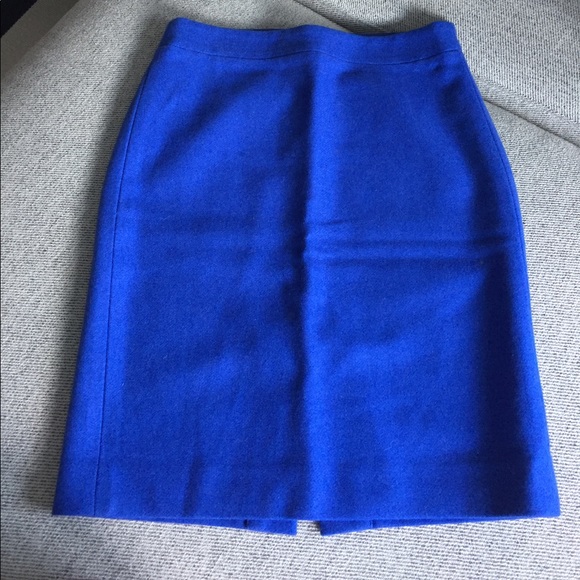 J.Crew Double Serge Wool Pencil Skirt - Picture 2 of 3