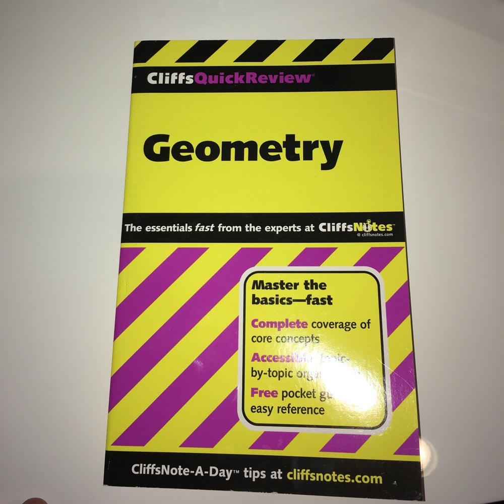 Geometry cliffs review book