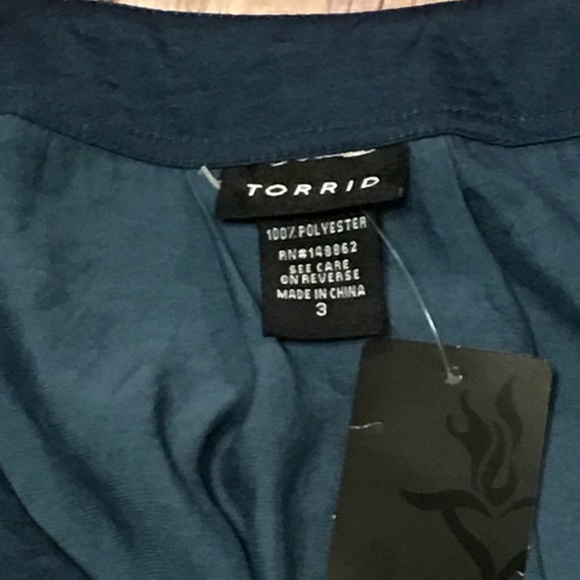 NWT Teal Grommet Tank Top - Picture 4 of 6