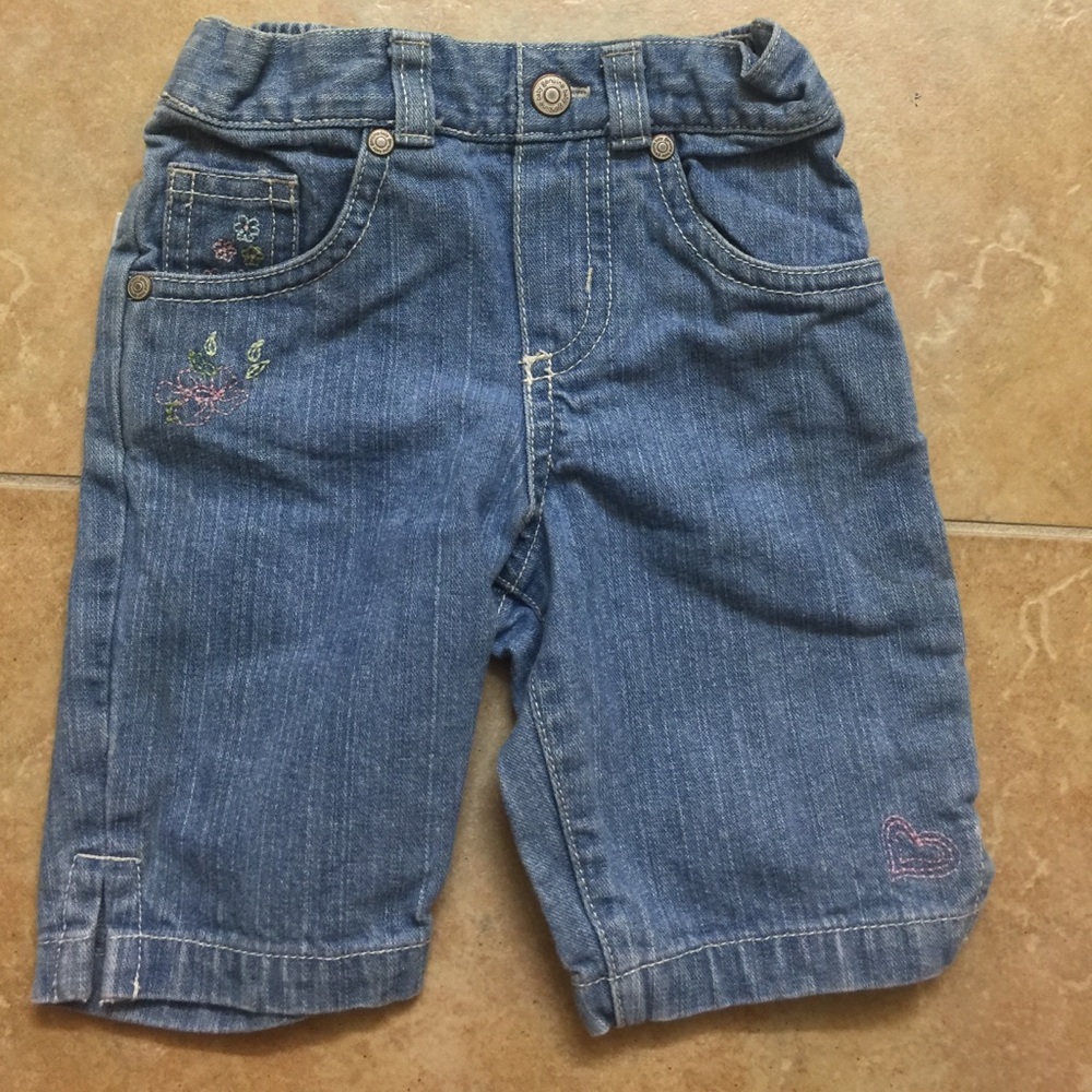 Girls jeans with embroidery