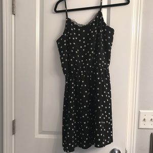 Express Star Slip Dress w. Lace Detail