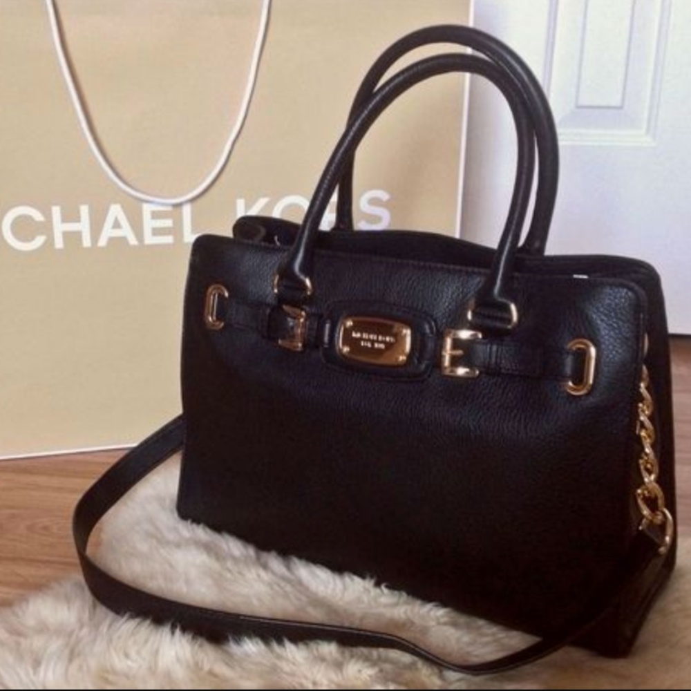 Michael Kors Hamilton Bag in Black