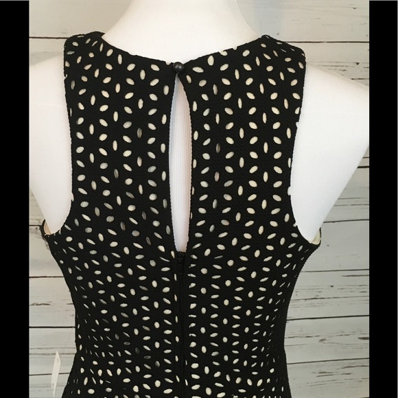 Black Over Nude Dress - Picture 4 of 6