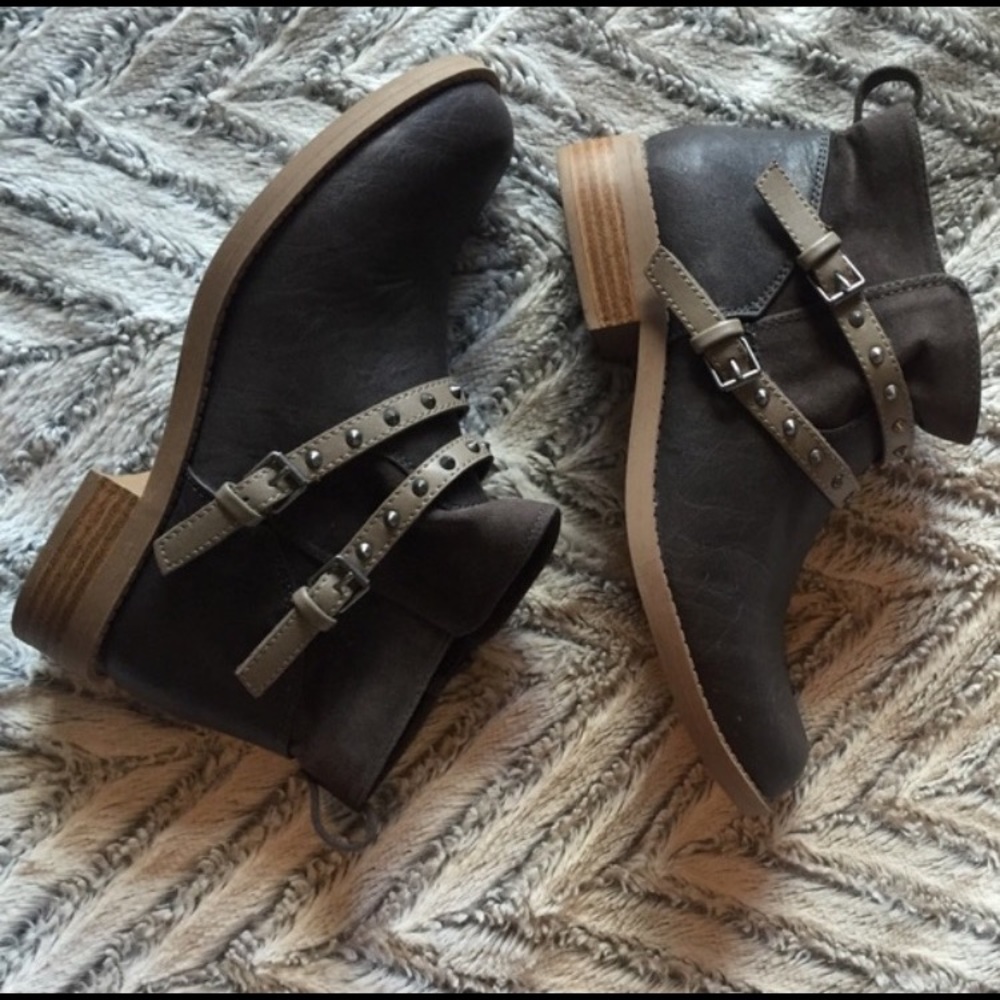 Brown booties